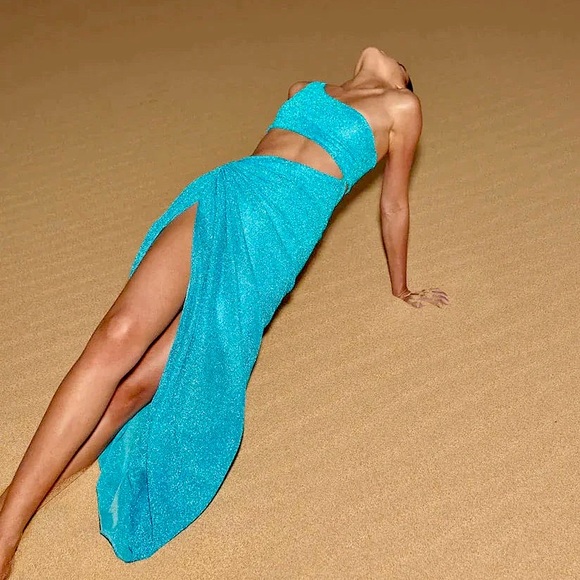 NWT BAOBAB Dunas De Taroa Zadeh Asymmetric Jersey Cut-Out Dress - Picture 5 of 15